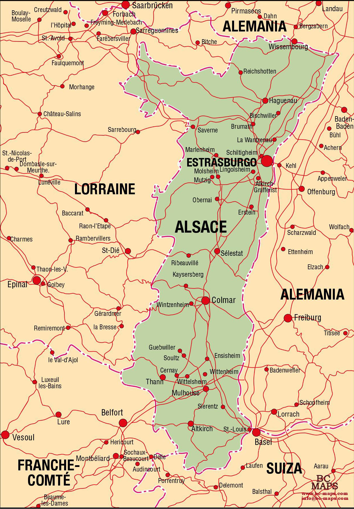 Rutas, itinerarios, planning - Alsacia - Francia - Foro Francia